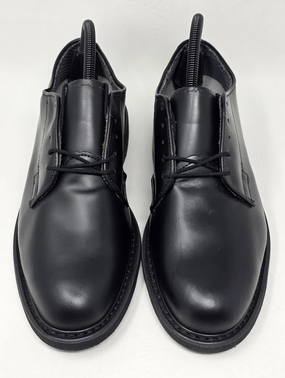 Bates Mens Size 7.5 D Leather Uniform Oxford Dress Shoes 00968 Vibram Soles